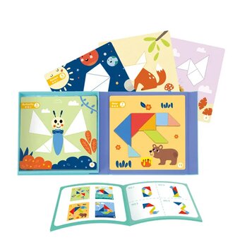 Tooky Toy Company Magnetic Tangram Play