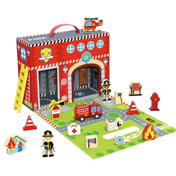 Tooky Toy Company Fire Station Box