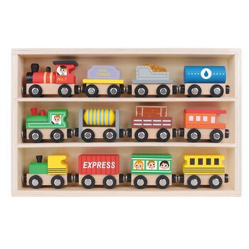 Tooky Toy Company Wooden Train Set