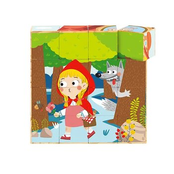 Tooky Toy Company Block Puzzle - Little Red Riding Hood