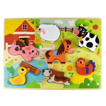 Tooky Toy Company Chunky Puzzle - Farm