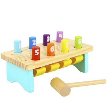 Tooky Toy Company WOODEN KNOCK BENCH