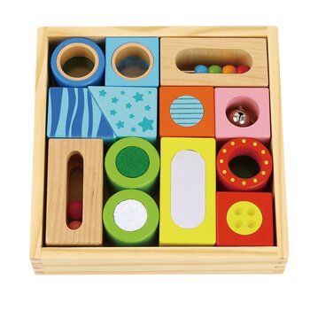 Tooky Toy Company Multifunction Blocks with Texture and Sound