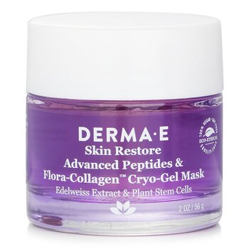 Derma E Máscara avançada de peptídeos e flora-colágeno crio-gel
