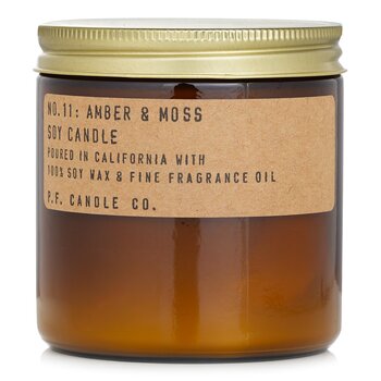 Soy Candle - Amber & Moss