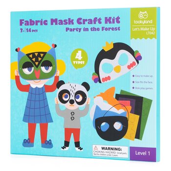Fabric Mask Craft Kit - Party in the Forest
