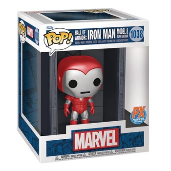 POP! Deluxe: Marvel Ironman MK8 Silver Centurion Toy Figures