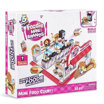 5 Surprise Mini Brands Series 1 -Mini Food Court Playset
