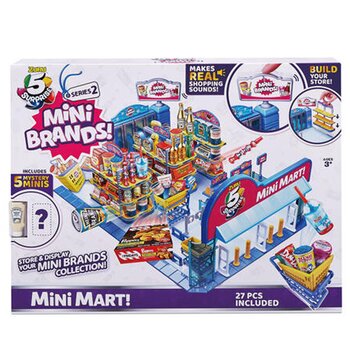 5 Surprise-Mini Brands Global Series 2 Mini Mart