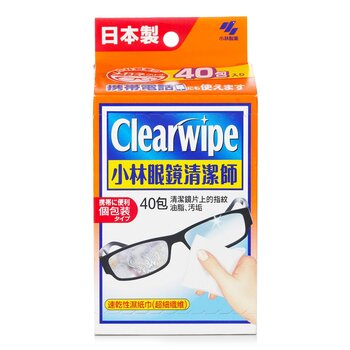 Clearwipe Lens Cleaning Wet Tissue  - 40 packs