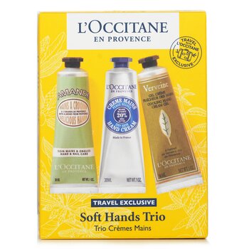 Conjunto de creme trio para mãos macias exclusivo para viagem
