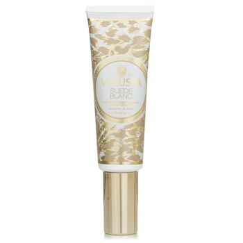 Voluspa Suede Blanc Hand Cream - Buttery Sueded Leather, Amber and Cedar