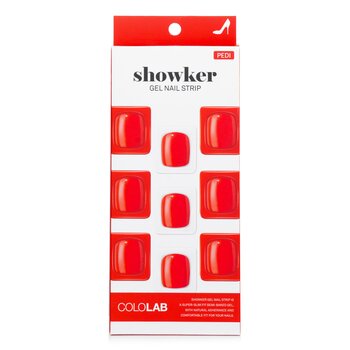 Showker Gel Nail Strip # CPF504 Real Red