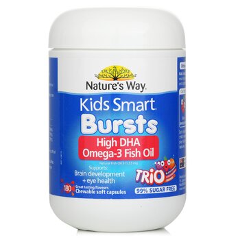 Nature's Way - Kids Smart Omega-3 High DHA Fish Oil Trio 180 Capsules (Parallel import)