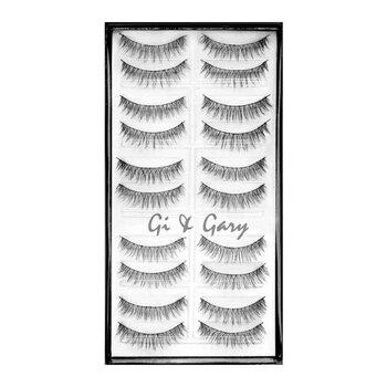 Professional Eyelashes(10 pairs) -Romantic Beauty- # H3 Black