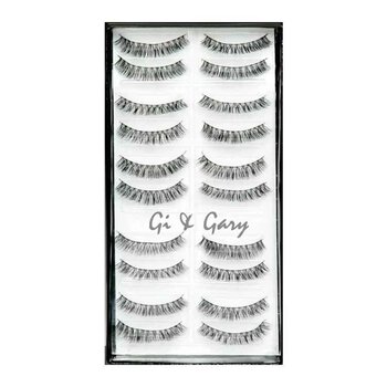 Professional Eyelashes(10 pairs) -Honey Sweet- # I3 Black