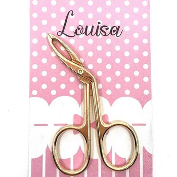 LUISA LOUISA Professional Eyebrow Pliers (Gold color)