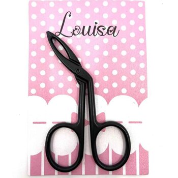 LUISA LOUISA Professional Eyebrow Pliers (Black)