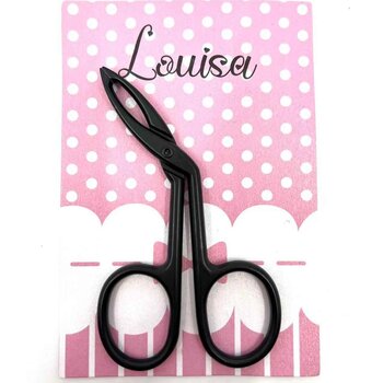 LOUISA Professional Eyebrow Pliers (Black)