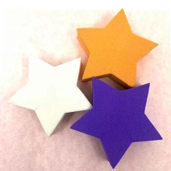 LUISA LOUISA Powder Puff 3pcs special set (Star) (Random Color)