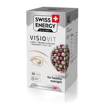 Sustained Release Capsules - Visiovit - Lutein + Blueberry Extract + Zeaxanthin + Ae + Zn- 30 Capsule
