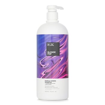 IGK Blonde Pop Purple Toning Shampoo