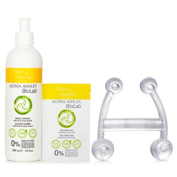 Biolab Tiare & Almond Body Lotion + Shower Gel + Massager