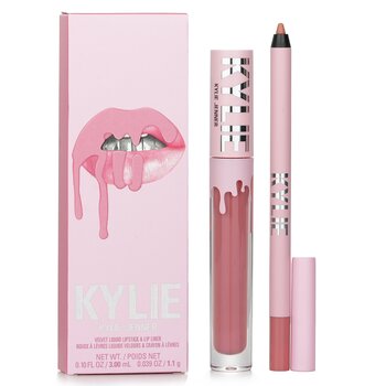 Kylie Por Kylie Jenner Velvet Lip Kit: Liquid Lipstick 3ml + Lip Liner 1.1g - # 705 Charm