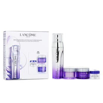 Lancôme High Performance Anti-Aging Skincare Set: Renergie Serum 50ml + Day Cream 15ml + Night Cream15ml + Eye Cream 5ml