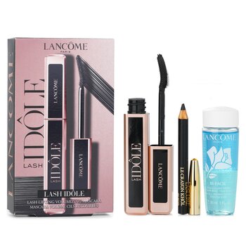 Lash Idole Mascara Set: Volumizing Mascara 8ml + Le Crayon Khol - No. 01 Black 0.7g + Non-Oily Instant Cleanser 30ml 942911