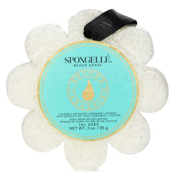 Spongelle Wild Flower Soap Sponge - Beach Grass (White)