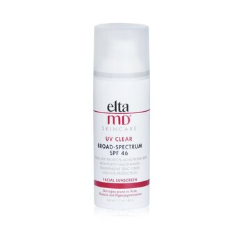 UV Clear Facial Sunscreen SPF 46 - For Skin Types Prone To Acne, Rosacea & Hyperpigmentatio (Box Slightly Damage)