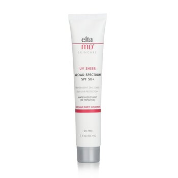 UV Sheer Water-Resistant Facial Sunscreen SPF 50 (box slightly damage)