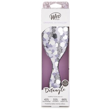 Pincel Molhado Original Detangler Groovy Disco Purple Hair Brush