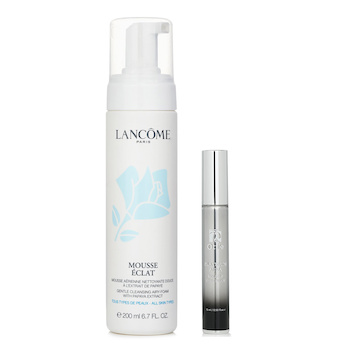 Lancôme Lancome Mousse Eclat Express Clarifying Self-Foaming Cleanser 200ml X Ottie Platinum Aura Roll Up Eye Cream 15ml