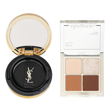 Yves Saint Laurent Yves Saint Laurent Touche Eclat Glow Pact Cushion - # B10 Porcelain 12g X Dasique Shadow Palette - # Under Eye Maker 7G