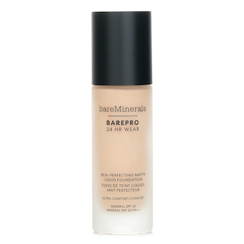 BareMinerals BAREPRO 24HR WEAR Skin Perfecting Matte Liquid Foundation Mineral SPF 20 - # Fair 10 Neutral