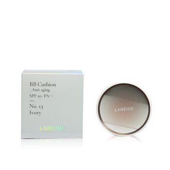 BB Cushion Foundation (Anti Aging) SPF 50 With Extra Refill - # No. 13 Ivory